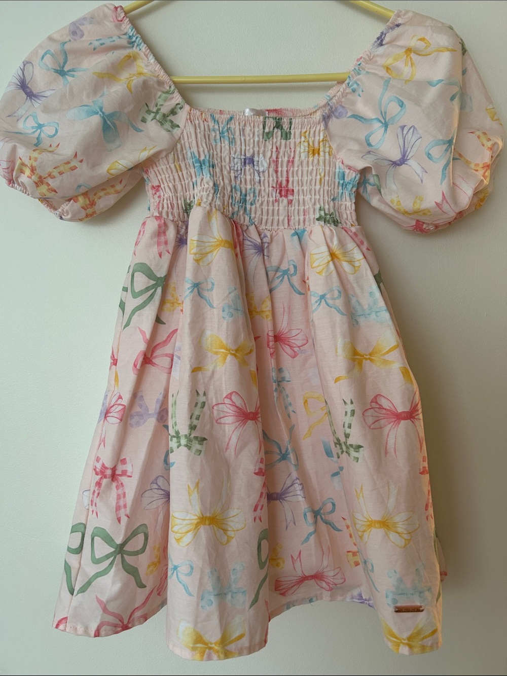 Tahari Bow print Toddler girls dress
